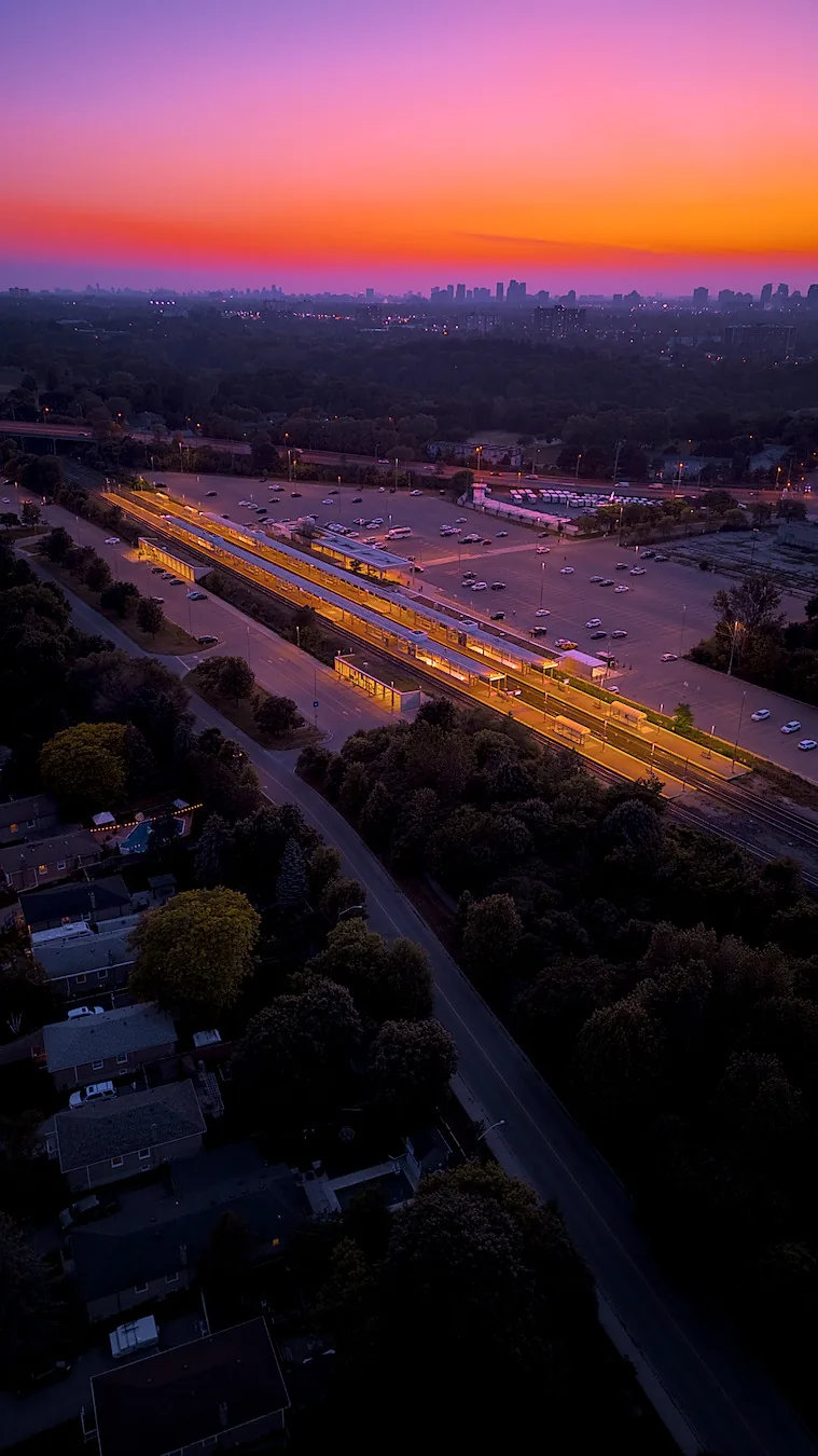 Wide aerial view suitable for site progress context